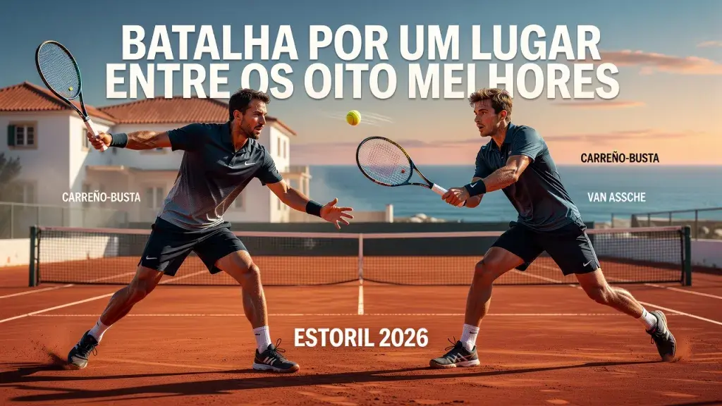 Carreño-Busta e Van Assche disputam vaga nas quartas em Estoril